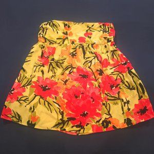 Y2K Vera Anthropologie Floral Silk Top Babydoll